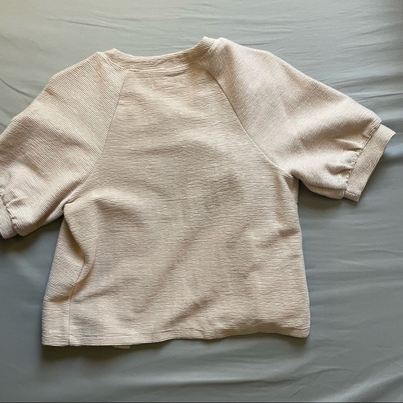 MADEWELL textured blouse with buttons - XS - Picture 2 of 5